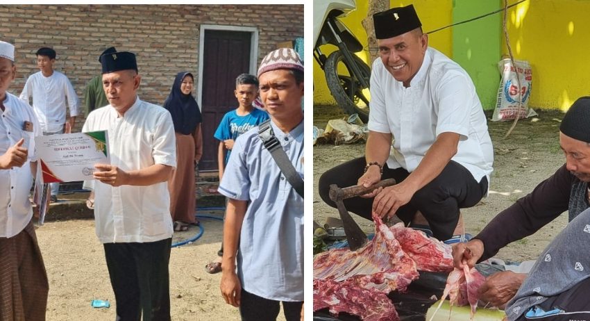  Gebyar Qurban, Masjid Al Falah Petatal Sembelih 3 Lembu 1 Kambing