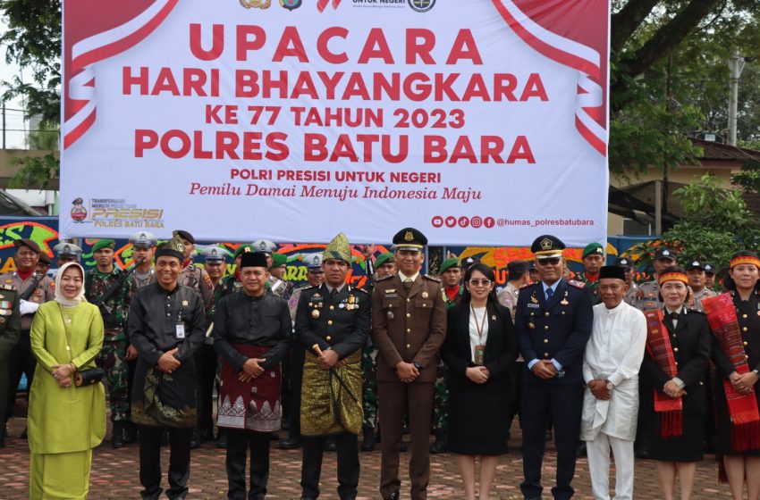  Polres Batu Bara Rayakan HUT Bhayangkara Ke – 77