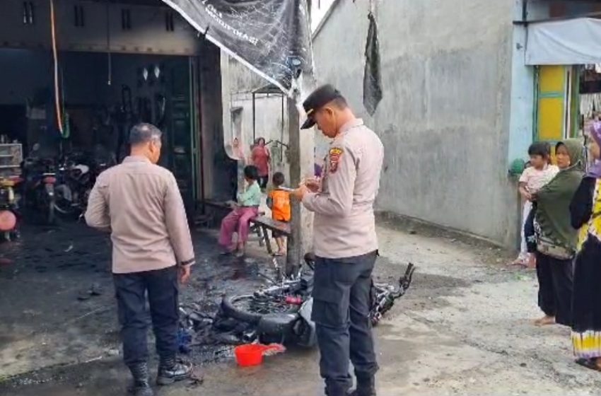 Lagi Service Kamal Terbakar Bersama Motor RX King