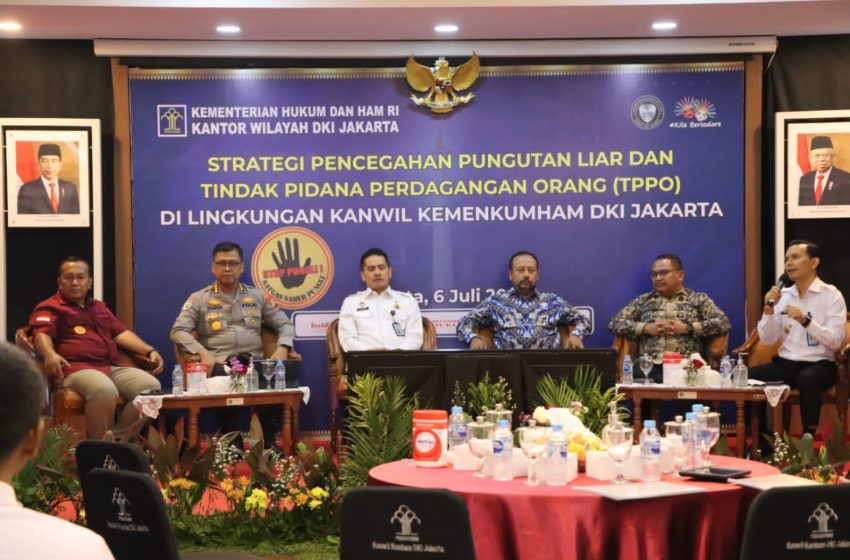  Kanwil Kemenkumham DKI Jakarta Berkomitmen Wujudkan Langkah Nyata Perangi Pungli dan TPPO