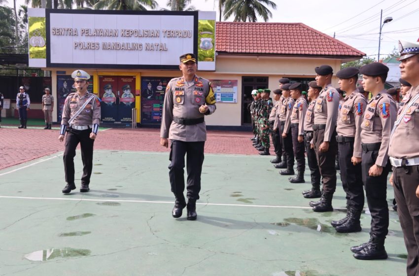  Kapolrestabes Medan Pimpin Apel Gelar Pasukan Operasi Patuh Toba 2023