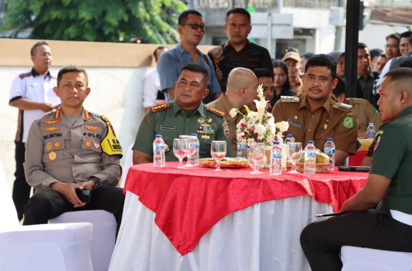  Kapolrestabes Medan Hadiri Peresmian Lapangan Gajah Mada
