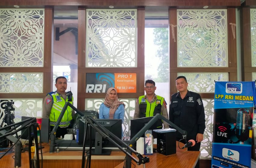  Gencarkan Operasi Patuh Toba 2023, Satlantas Polrestabes Medan Gelar Dialog Interaktif di RRI