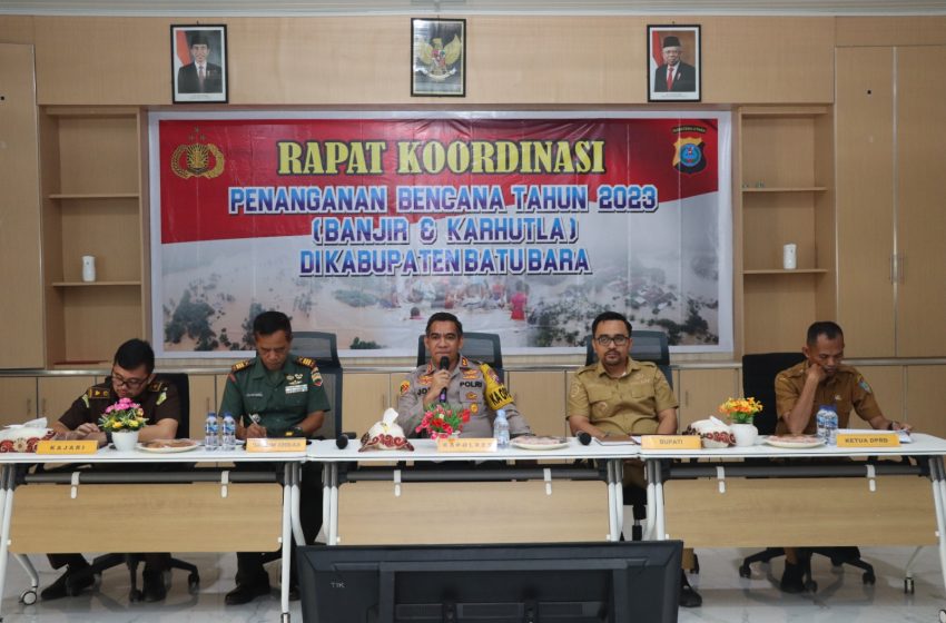  Kapolres Batu Bara: Sinergitas Bersama Jaga Situasi Banjir dan Karhutla