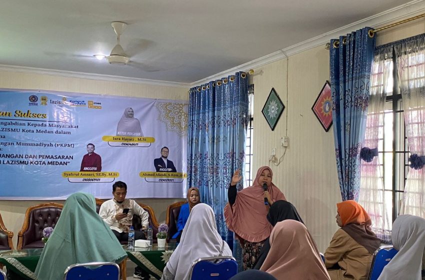  Dosen MBS FAI UMSU  Pelatihan Keuangan dan Pemasaran Digital Bagi UMKM Binaan Lazismu Medan