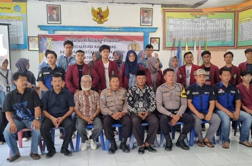  Antisipasi Gangguan Kamtibmas Pemdes Aras Gelar Sosialisasi