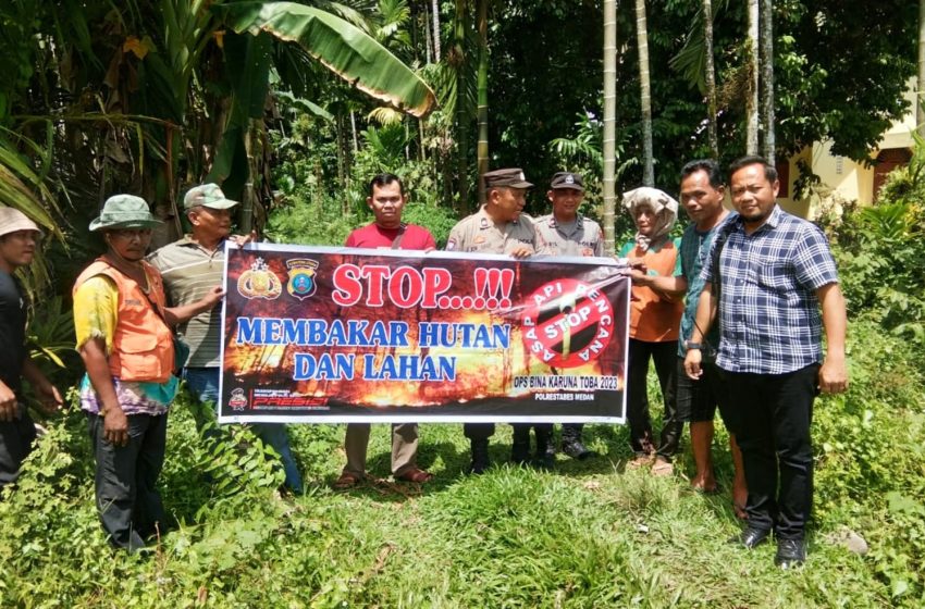  Polrestabes Medan Gelar Operasi Karuna Toba 2023, Ajak Warga Sibolangit Cegah Kebakaran Hutan