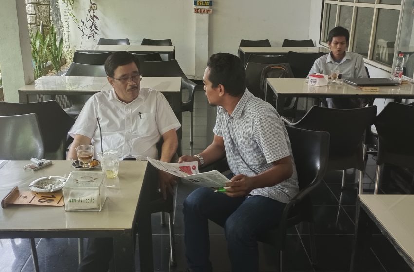  Wapimred Koran KasatNews lakukan dialog dengan Djarot Saiful Hidayat