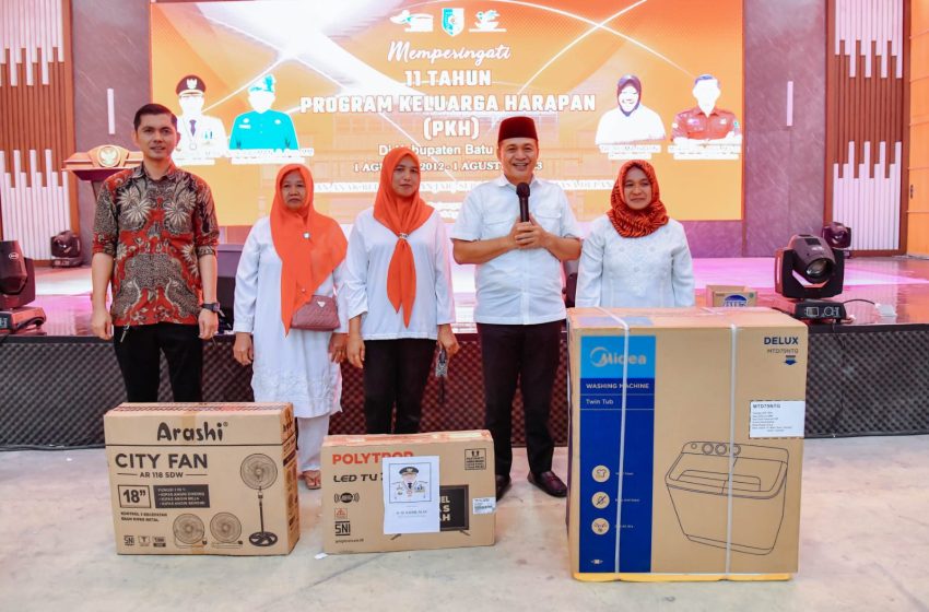  Perdana! Pemkab Batu Bara Rayakan HUT PKH, Bupati Zahir Kembali Hadiahkan Umroh