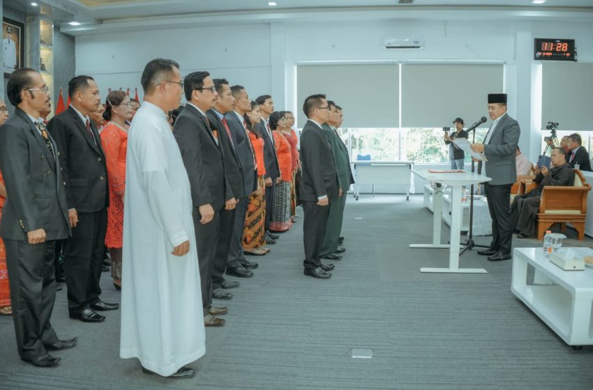  LP3KD Batu Bara Dikukuhkan, Bupati Zahir : Semua Kelompok Agama Kita Dukung