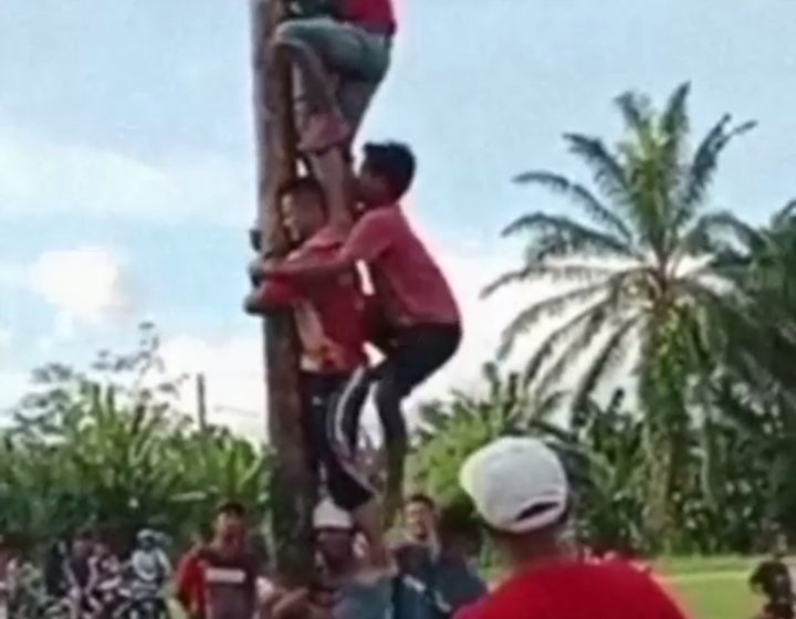  Tertimpa Rekannya, Seorang Warga Hamparan Perak Meninggal Dunia Saat Panjat Pinang