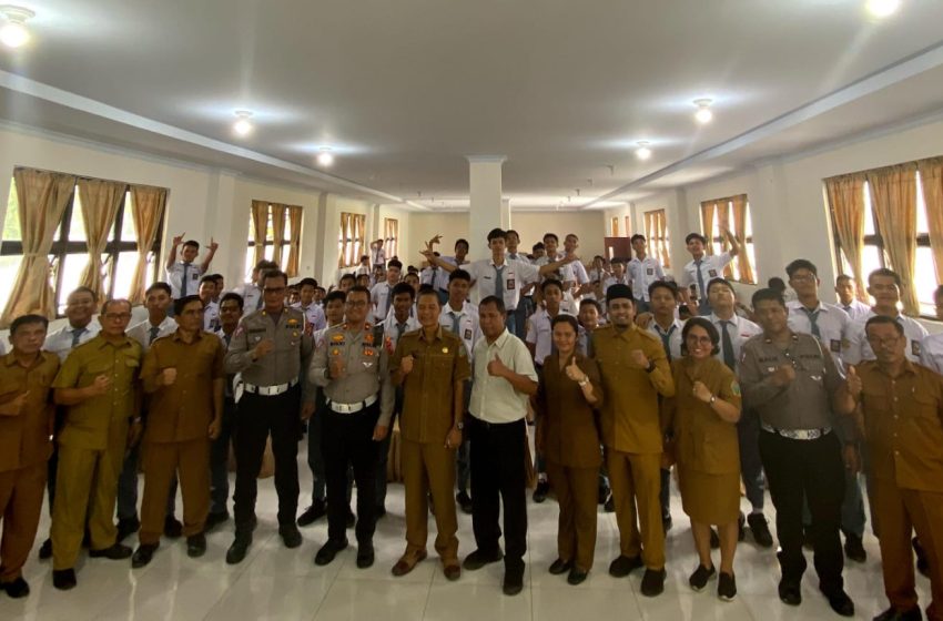  Sosialisasi Lalu Lintas, Satlantas Polrestabes Medan Semakin Dekat dengan Siswa