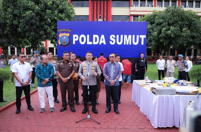  Poldasu dan Polres Batu Bara Berhasil Gulung Sindikat Pembobol ATM