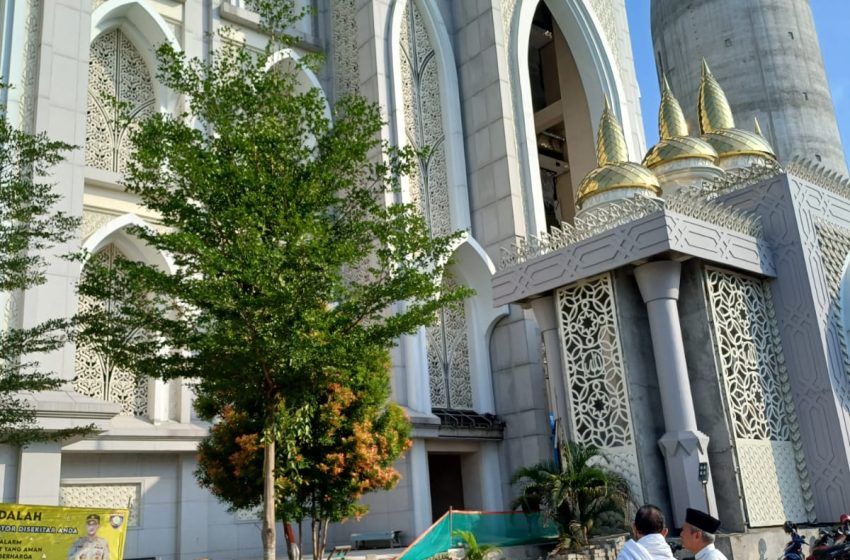  Gubsu “Soft Launching” Pemakaian Masjid Agung Medan yang Baru 3 September 2023