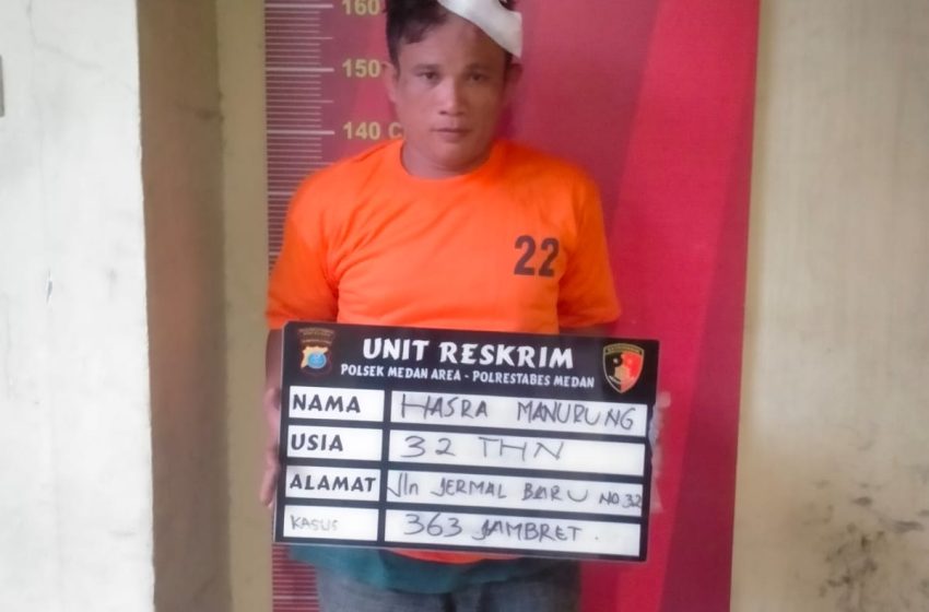  Polisi Amankan Pelaku Jambret di Jalan Menteng 7 Medan