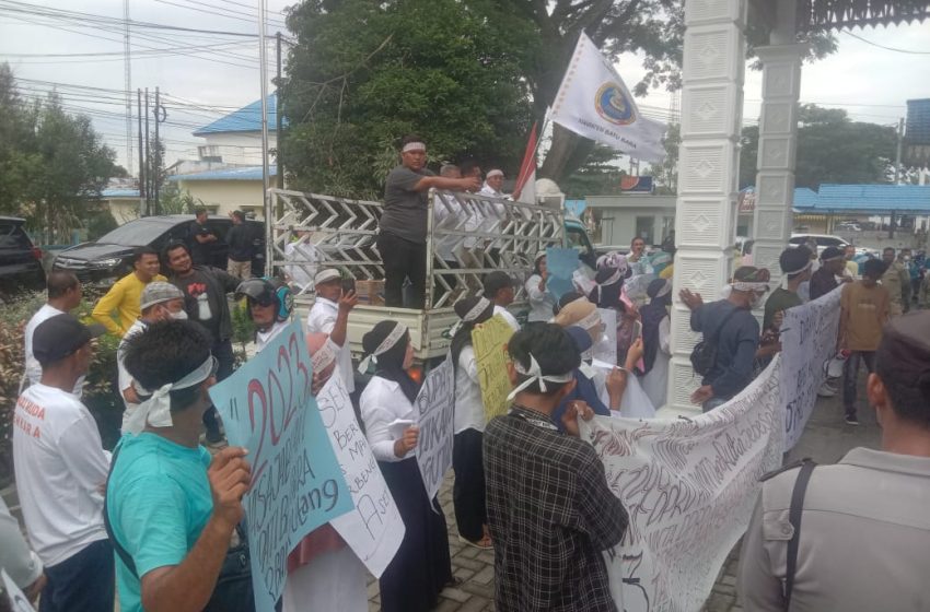  Hari Ke 11, Demo Tunas Muda Gemkara, Kasus Ka. BPBD Diduga Larikan Uang 7, 6 M Belum Diusut Polres Batu Bara