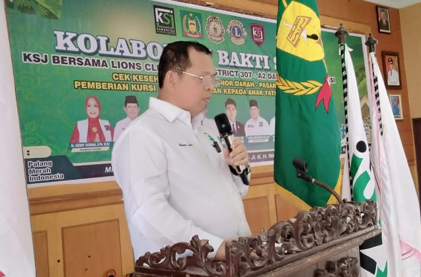  KSJ dan Lions Club Gelar Bakti Sosial Didukung Pemkab Langkat