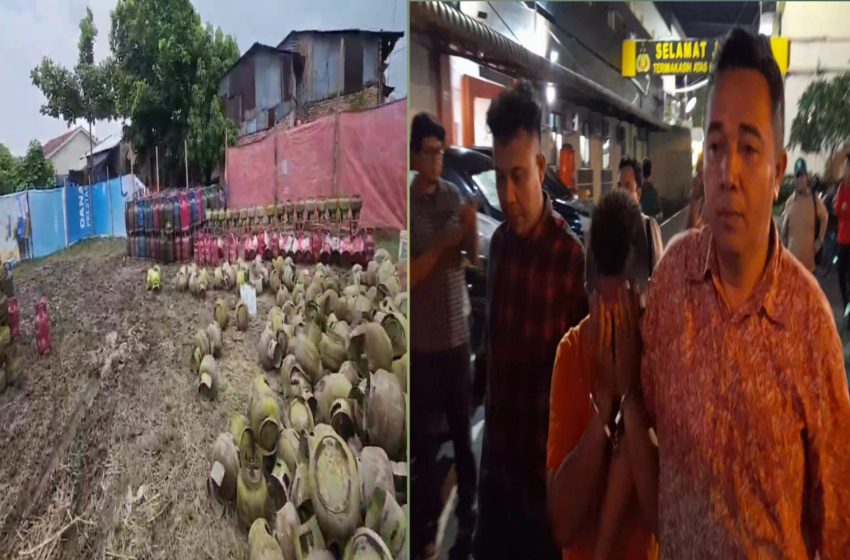  Polrestabes Medan Gerebek Rumah Gas Bersubsidi Oplosan di Jalan Jermal XII