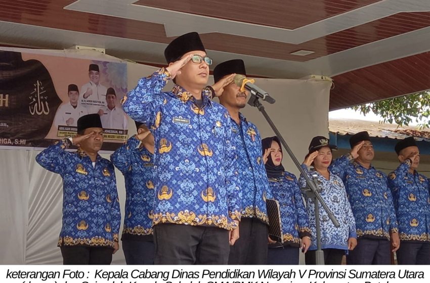  Kacabdis Pendidikan Gelar Hari Kesaktian Pancasila Diwilayah V Disdik Pemprovsu