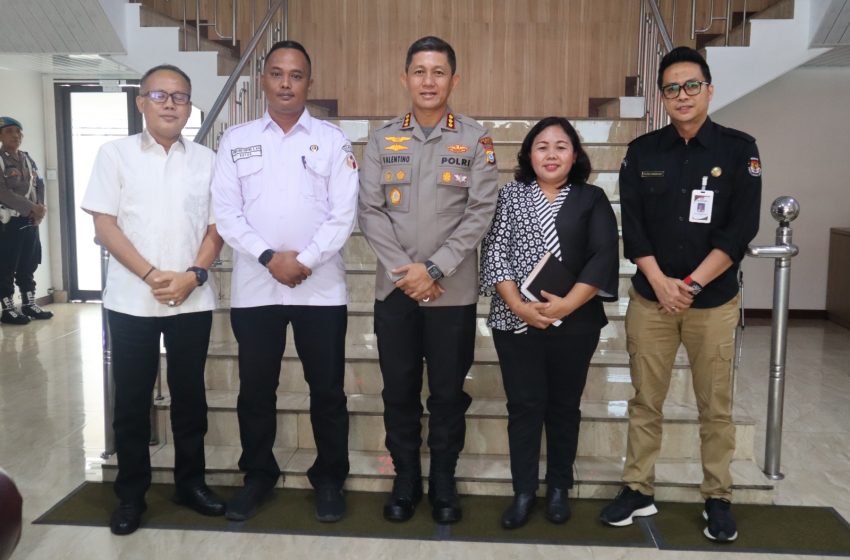  Kapolrestabes Medan Terima Audiensi Bawaslu Deli Serdang