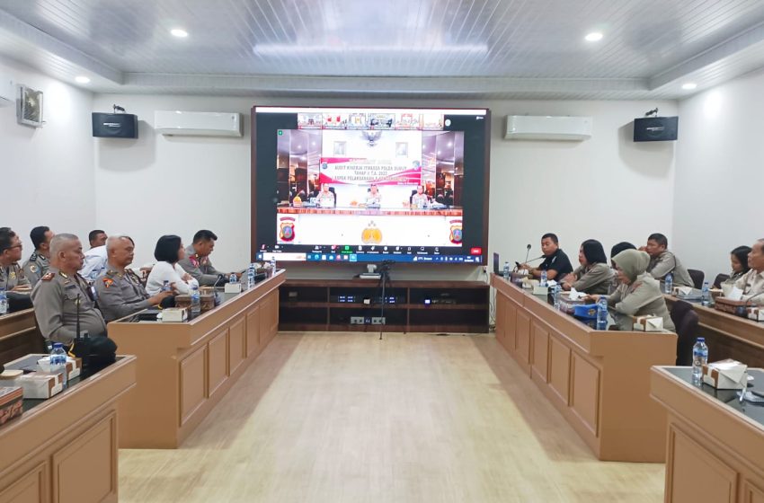  Polrestabes Medan Gelar Zoom Meeting Taklimat Awal Audit Kinerja Polda Sumut Itwasda 2023