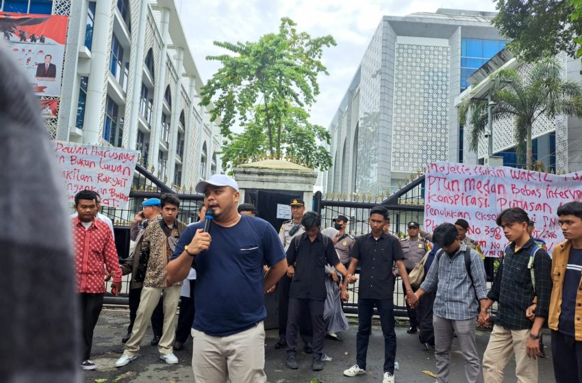 Terkait Kisruh Lahan di Sigara-gara,  Massa Kembali Demo Desak PAW Dhody Thaher dari DPRDSU 