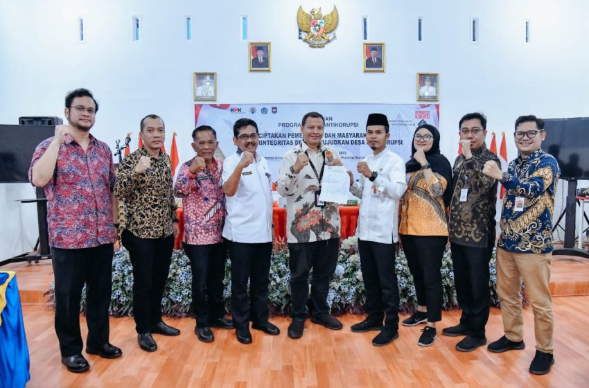  Mantap! Desa Pulau Sejuk Raih Predikat Istimewa Penilaian Desa Antikorupsi