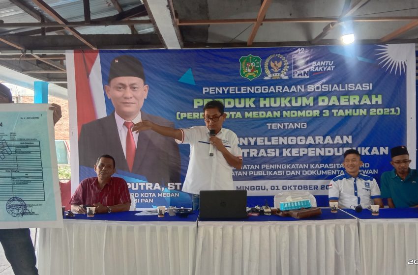  Sosper Anggota DPRD Medan Edi Saputra : Salah Menulis Data Adminduk Berdampak Fatal