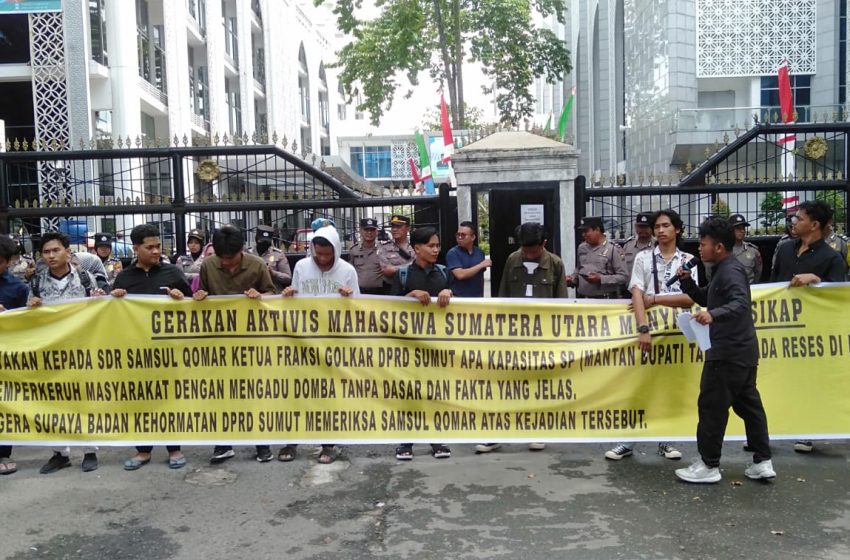  Sikapi Demo di DPRD Sumut,   Syamsul Qamar :  Tak Ada Salahnya Saya Mengundang  Syahrul Pasaribu 