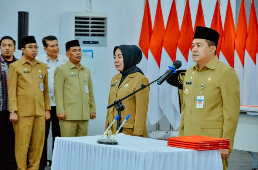  Tingkatkan Pelayanan Pemerintahan, Bupati Zahir Lantik 39 Pejabat Eselon II, III dan IV
