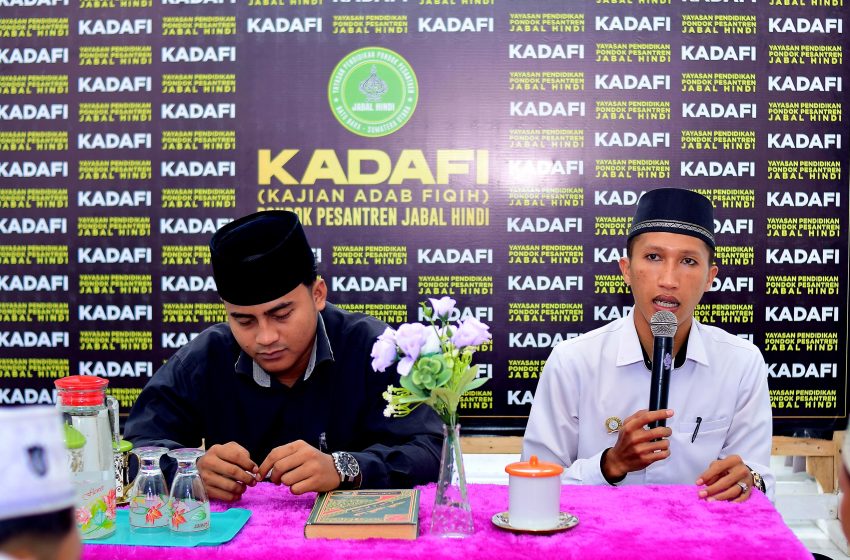  Ponpes Jabal Hindi Gelar Kadafi Untuk Santri Dan Tenaga Pendidik, “Ayo Simak Apa Itu Kadafi?