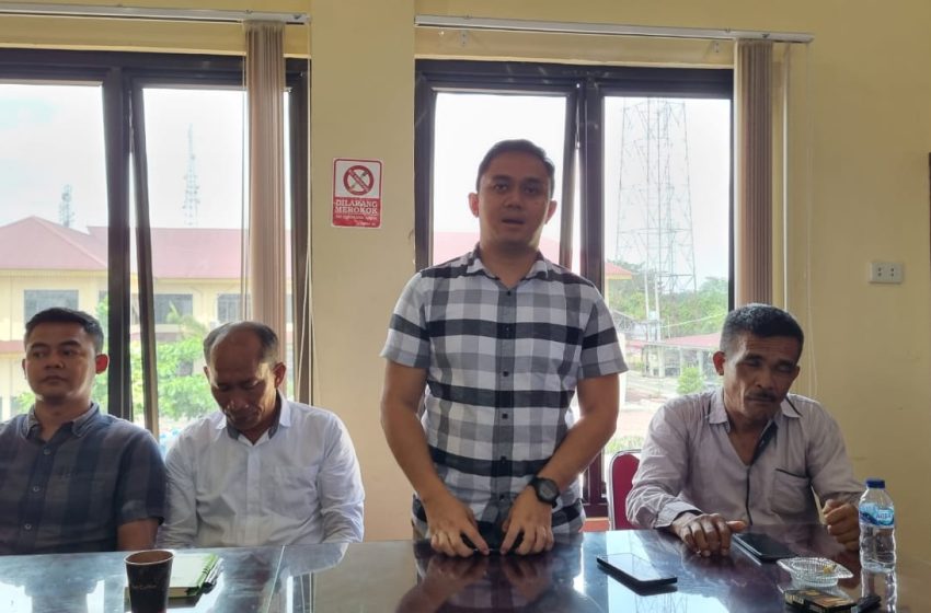  Kasat Reskrim Polres Batu Batu Gelar Temu Ramah Dengan Wartawan, Berharap Sinergitas Tetap Terjalin