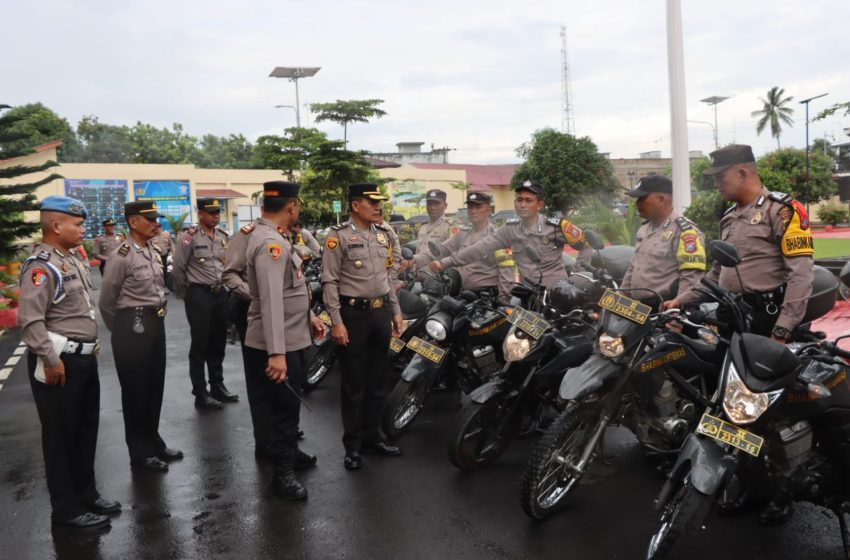  Dalam Rangka Ops Lilin Toba Polres Batu Bara Cek Kelengkapan Ranmor Dinas