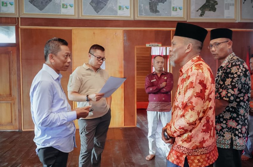 Hari Pertama Kerja, Pj. Bupati Batu Bara Nizhamul Inspeksi Kantor Camat Talawi