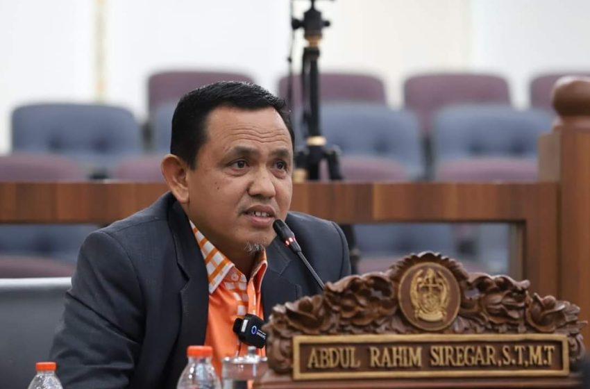  Interupsi di Sidang Paripurna, Legislator Abdul Rahim Sampaikan Refleksi Sumut Akhir Tahun 2023