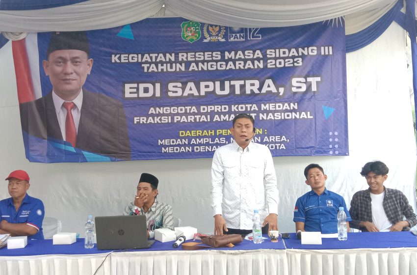  Pertemuan Reses Edi Saputra : Warga Keluhkan Banjir, Penerangan Jalan, Hingga Bantuan KIP