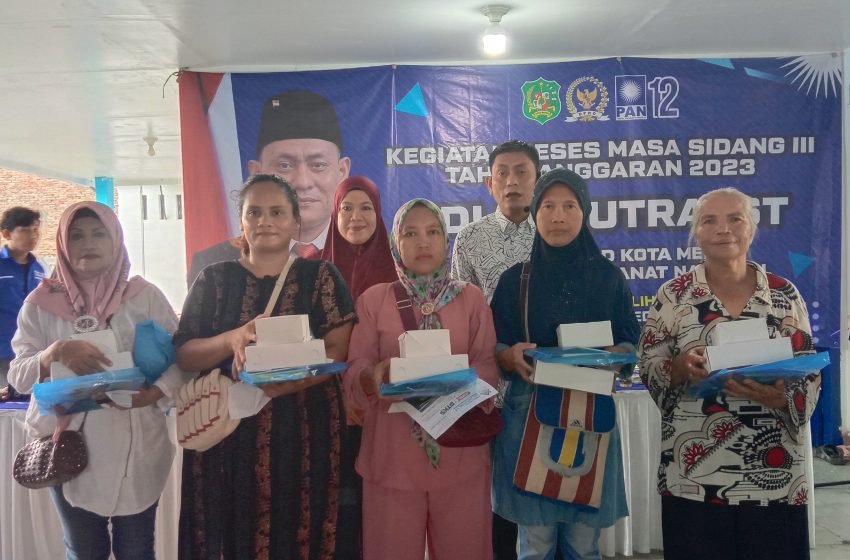  Reses Anggota FPAN DPRD Medan : Terimakasih Pak Edi Selama Ini Membantu Orang Sakit