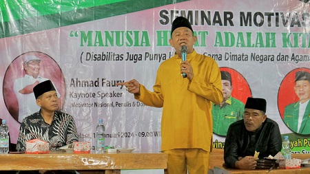  Seminar Motivasi di Tanjung Pura, Syah Afandin Sampaikan 3 Kunci Keselamatan