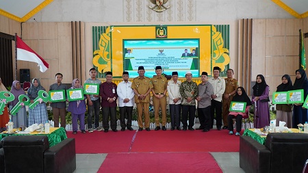  Ikut Pendistribusian Triwulan 1 Baznas Langkat, Syah Afandin Zakatkan Rp 50 Juta