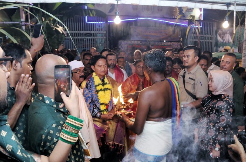  Hadiri Perayaan Hanuman Jayanti, Pj Gubernur Sumut Harapkan Bisa Jadi Agenda Tetap Kalender Wisata