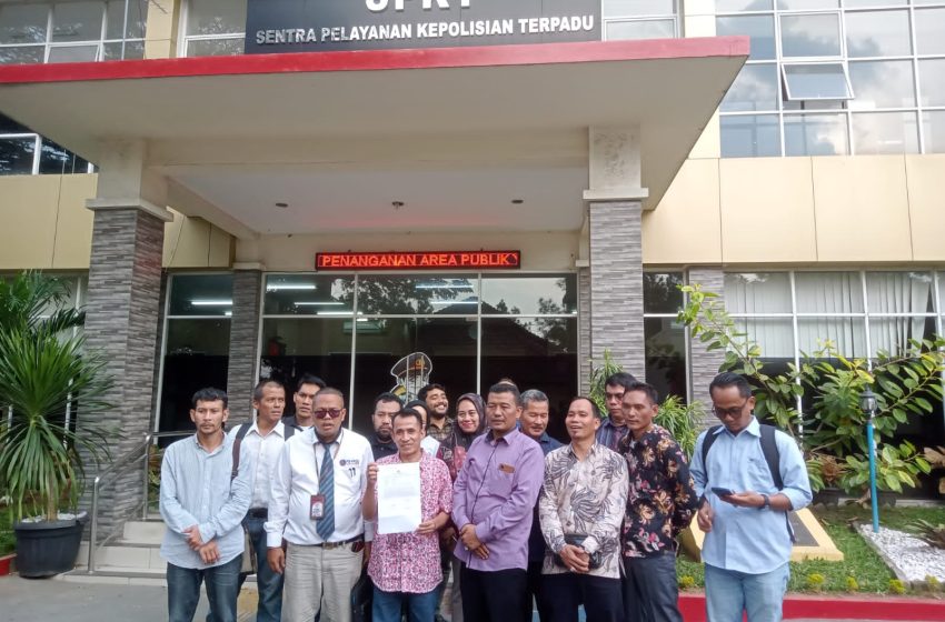  Didampingi 15 Pengacara PB PASU, Wartawan Senior Laporkan Oknum  Pj Bupati Tapteng