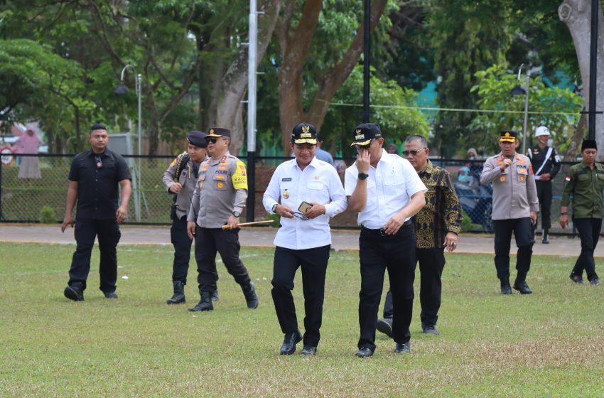  Pantau Pemilu Di Batu Bara, Pj Gubsu dan Kapolda sumut Didampingi Forkopimda Tinjau TPS Kec. Air Putih