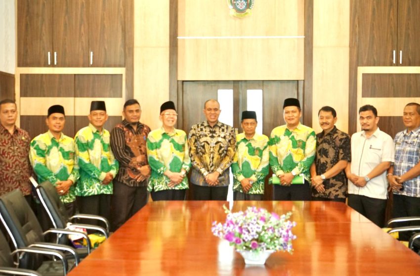  Silaturahmi dengan MUI dan Baznas, Faisal Hasrimy : Mari Bekerjasama untuk Umat