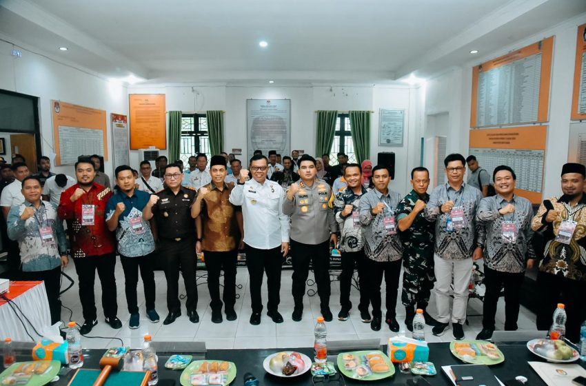  Hadiri Rapat Pleno Rekapitulasi Tingkat Kabupaten, Pj. Bupati Batu Bara Apresiasi KPU