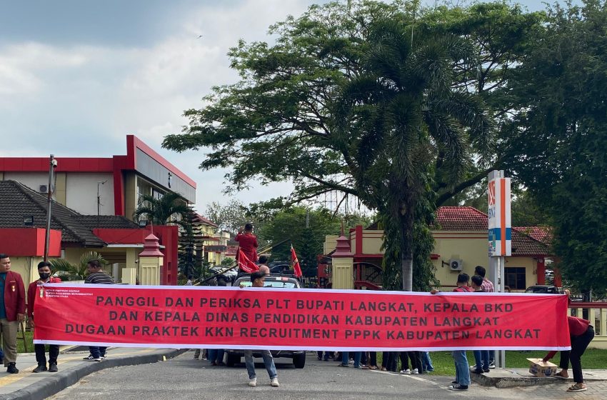  Demo di Mapolda Terkait Kecurangan PPPK, IMM Sumut : Periksa Plt Bupati Langkat