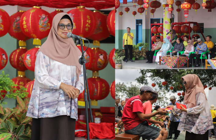  Baksos Imlek di Perguruan Buddhist Manjusri dr Susanti Bangga Toleransi di Pematangsiantar Peringkat 1 di Sumut