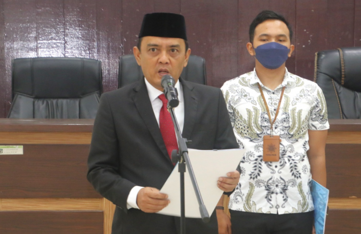  Pj Sekda Pengambilan Sumpah 107 Pejabat Administrator, Pengawas & Fungsional Pemko Pematangsiantar