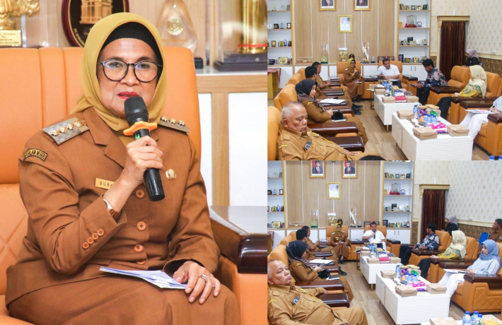  BPK RI Perwakilan Sumut dan dr Susanti Exit Meeting Pemeriksaan Interim Laporan Keuangan Pemko Pematangsiantar 2023