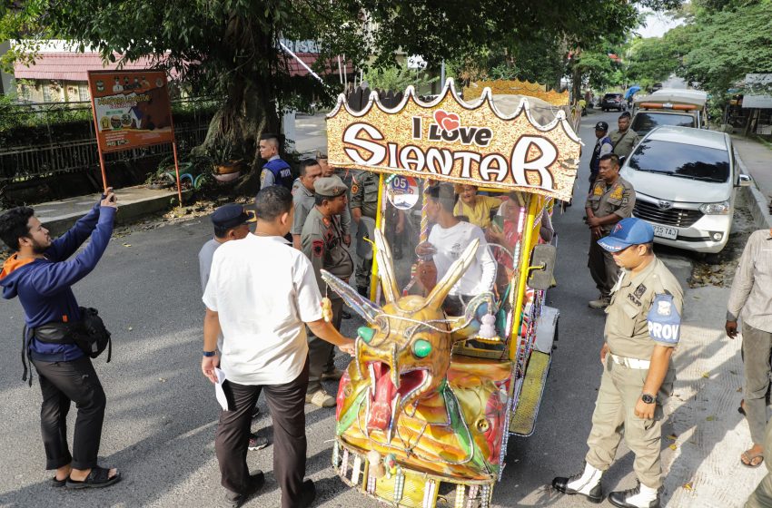  Satpol PP Kota Pematangsiantar Bersama Instansi Terkait Sosialisasi Penindakan & Penataan Odang-odong