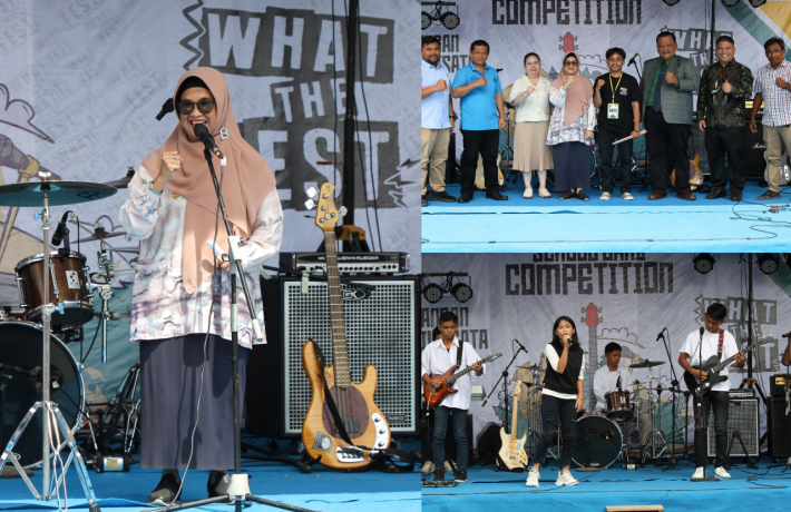  Buka School Band Competition What The Fest, dr Susanti Sebut Dirinya Penikmat Seni